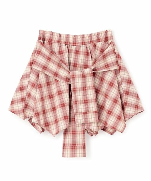 Lovetoxic / ラブトキシック ショート・ハーフ・半端丈パンツ | 【LTXC】腰巻き風チェックキュロット | 詳細12