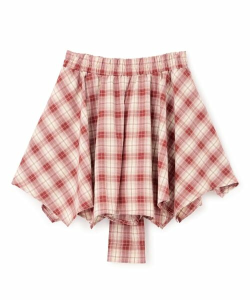 Lovetoxic / ラブトキシック ショート・ハーフ・半端丈パンツ | 【LTXC】腰巻き風チェックキュロット | 詳細13