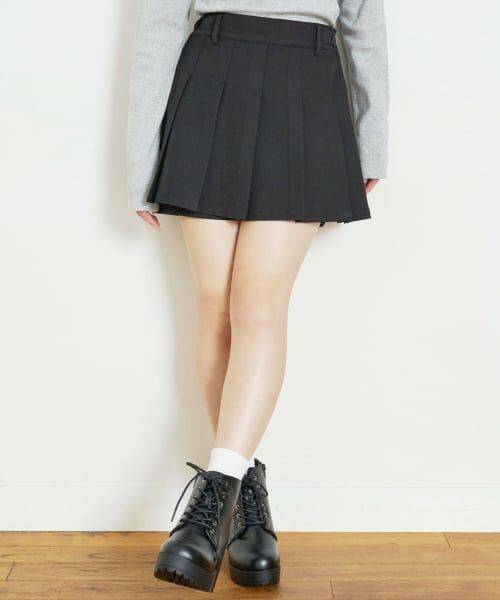 Lovetoxic / ラブトキシック ショート・ハーフ・半端丈パンツ | 【LTXC】スタイル盛れマイクロミニスカパン(黒)