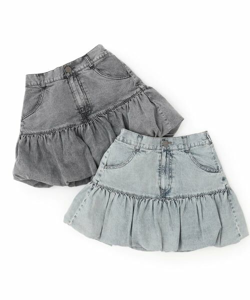 Lovetoxic / ラブトキシック ショート・ハーフ・半端丈パンツ | 【LTXC】デニムバルーンスカート | 詳細10