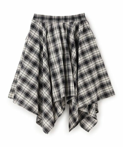 Lovetoxic / ラブトキシック ミニ・ひざ丈スカート | 【LTXC】腰巻き風チェックミディスカート | 詳細1