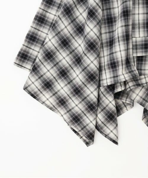 Lovetoxic / ラブトキシック ミニ・ひざ丈スカート | 【LTXC】腰巻き風チェックミディスカート | 詳細4