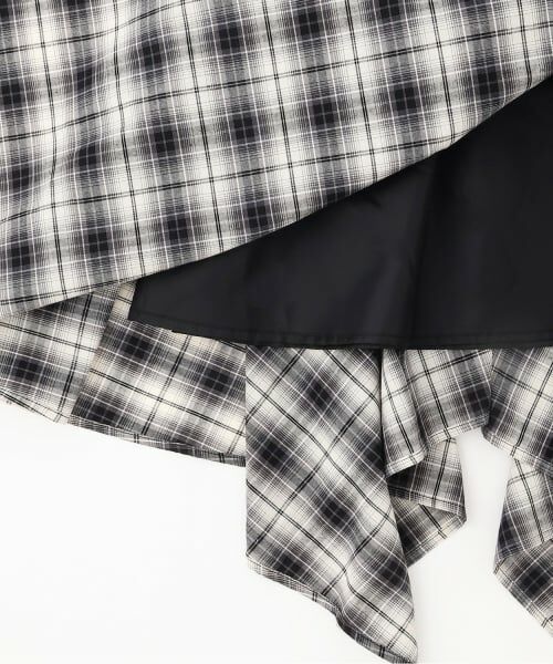 Lovetoxic / ラブトキシック ミニ・ひざ丈スカート | 【LTXC】腰巻き風チェックミディスカート | 詳細5
