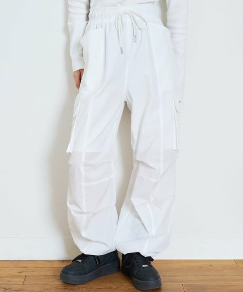 Lovetoxic / ラブトキシック その他パンツ | 【LTXC/接触冷感/ストレッチ】カーゴパンツ（オフ ホワイト）