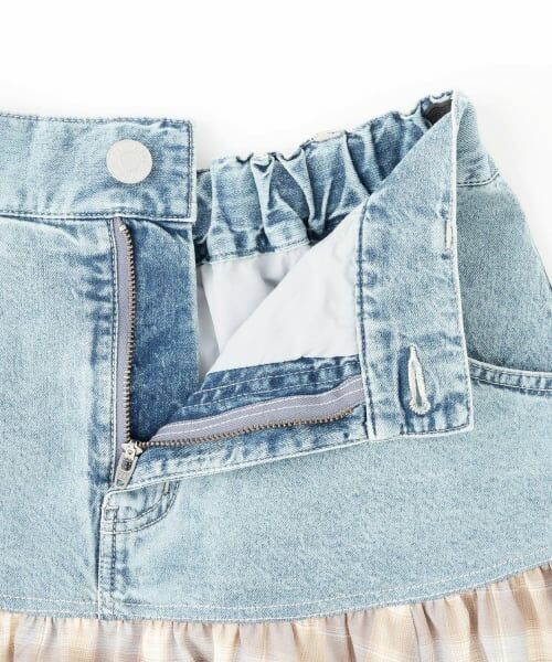 Lovetoxic / ラブトキシック ショート・ハーフ・半端丈パンツ | 【LTXC】異素材ドッキングヘムミニスカート | 詳細11