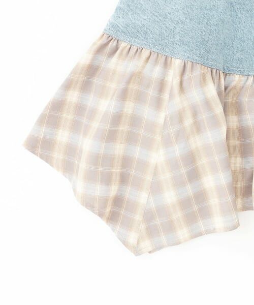 Lovetoxic / ラブトキシック ショート・ハーフ・半端丈パンツ | 【LTXC】異素材ドッキングヘムミニスカート | 詳細13