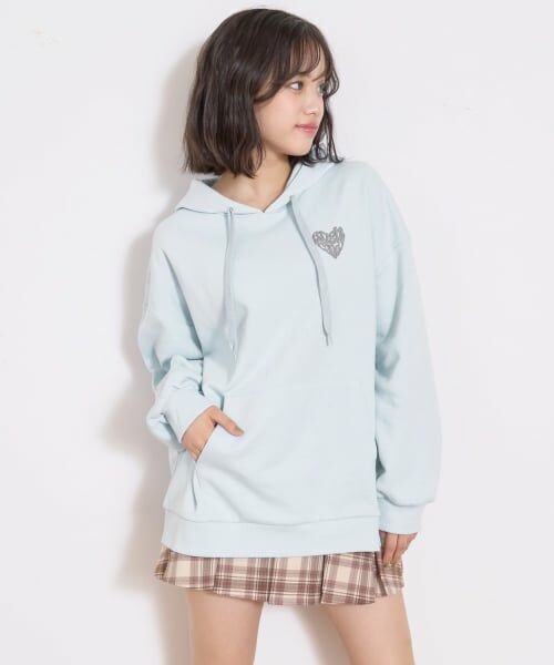 Lovetoxic / ラブトキシック パーカー | 【秒かわトップス】【LTXC】ハート発泡パーカ | 詳細4