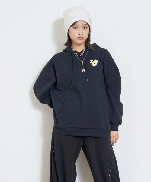 Lovetoxic / ラブトキシック パーカー | 【秒かわトップス】【LTXC】ハート発泡パーカ | 詳細8