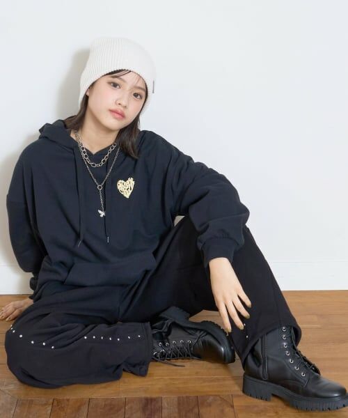 Lovetoxic / ラブトキシック パーカー | 【秒かわトップス】【LTXC】ハート発泡パーカ | 詳細9