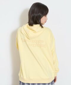 【秒かわトップス】【LTXC】ロゴ発泡パーカ