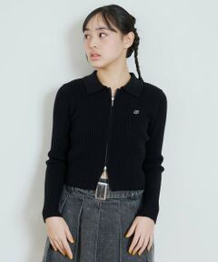 Lovetoxic / ラブトキシック カーディガン・ボレロ | 【LTXC】【洗える】リブWジップカーディガン