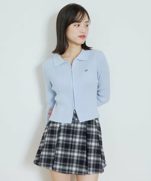 Lovetoxic / ラブトキシック カーディガン・ボレロ | 【LTXC】【洗える】リブWジップカーディガン | 詳細4