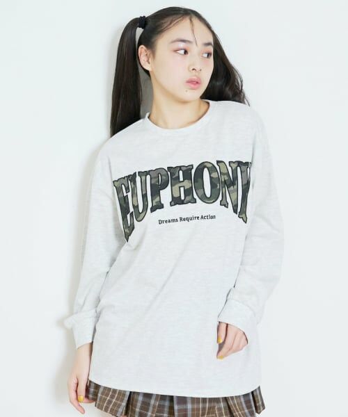 Lovetoxic / ラブトキシック Tシャツ | 【LTXC/綿100%】カレッジ柄ロゴ長袖T | 詳細4