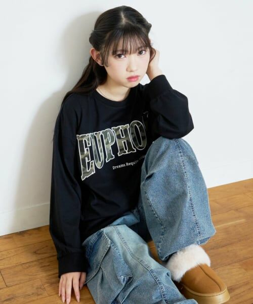 Lovetoxic / ラブトキシック Tシャツ | 【LTXC/綿100%】カレッジ柄ロゴ長袖T | 詳細9