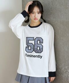 Lovetoxic / ラブトキシック Tシャツ | 【LTXC/綿100%】ナンバーアップリ長袖T