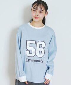 Lovetoxic / ラブトキシック Tシャツ | 【LTXC/綿100%】ナンバーアップリ長袖T