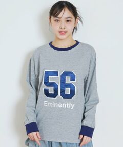 Lovetoxic / ラブトキシック Tシャツ | 【LTXC/綿100%】ナンバーアップリ長袖T