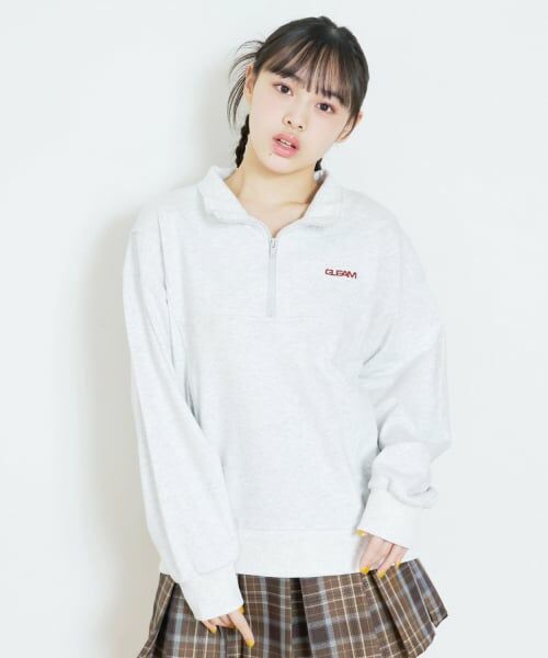 Lovetoxic / ラブトキシック スウェット | 【LTXC/綿100％】ハーフZIPプルオーバー | 詳細3