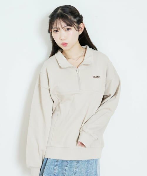 Lovetoxic / ラブトキシック スウェット | 【LTXC/綿100％】ハーフZIPプルオーバー | 詳細5