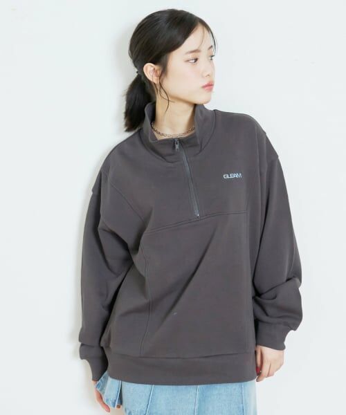 Lovetoxic / ラブトキシック スウェット | 【LTXC/綿100％】ハーフZIPプルオーバー | 詳細7