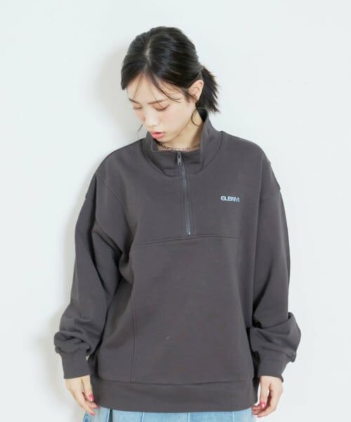 Lovetoxic / ラブトキシック スウェット | 【LTXC/綿100％】ハーフZIPプルオーバー | 詳細8