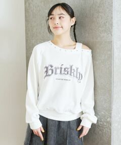 Lovetoxic / ラブトキシック スウェット | 【LTXC/綿100%】ワンショルプルオーバー