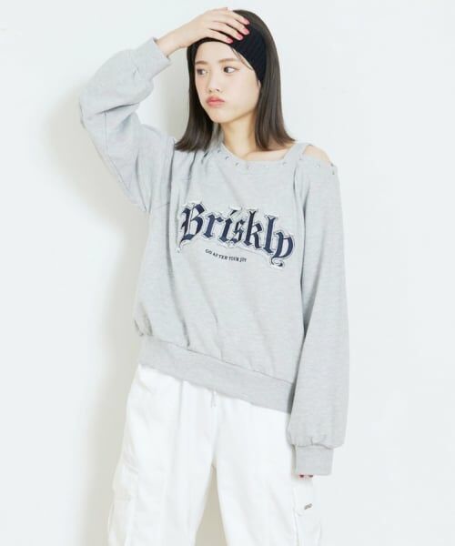 Lovetoxic / ラブトキシック スウェット | 【LTXC/綿100%】ワンショルプルオーバー | 詳細3