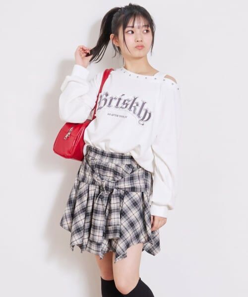 Lovetoxic / ラブトキシック スウェット | 【LTXC/綿100%】ワンショルプルオーバー | 詳細7