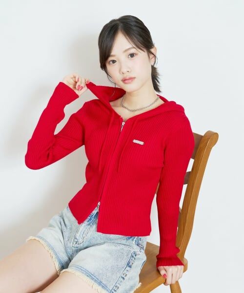 Lovetoxic / ラブトキシック パーカー | 【LTXC】【アラエル】リブZIPパーカー | 詳細3