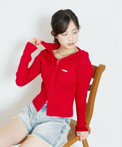 Lovetoxic / ラブトキシック パーカー | 【LTXC】【アラエル】リブZIPパーカー | 詳細4