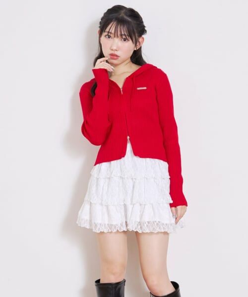 Lovetoxic / ラブトキシック パーカー | 【LTXC】【アラエル】リブZIPパーカー | 詳細5