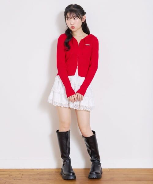 Lovetoxic / ラブトキシック パーカー | 【LTXC】【アラエル】リブZIPパーカー | 詳細6