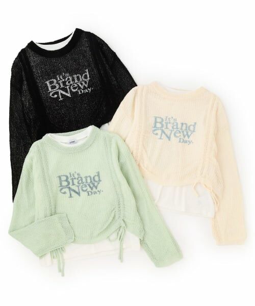 Lovetoxic / ラブトキシック ニット・セーター | 【LTXC/アラエル】ロゴドロストシアーニットセット | 詳細1