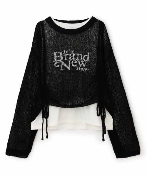 Lovetoxic / ラブトキシック ニット・セーター | 【LTXC/アラエル】ロゴドロストシアーニットセット | 詳細2