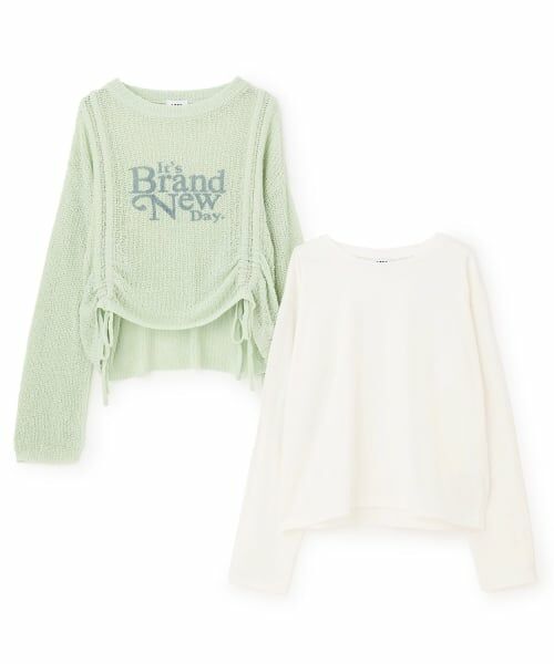 Lovetoxic / ラブトキシック ニット・セーター | 【LTXC/アラエル】ロゴドロストシアーニットセット | 詳細6