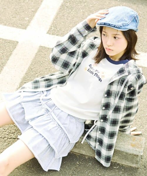 Lovetoxic / ラブトキシック パーカー | 【LTXC】チェックシャツパーカー | 詳細1