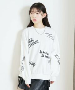 Lovetoxic / ラブトキシック スウェット | 【LTXC/綿100%】グラフィックプルオーバー