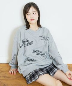 Lovetoxic / ラブトキシック スウェット | 【LTXC/綿100%】グラフィックプルオーバー