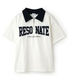 Lovetoxic / ラブトキシック Tシャツ | 【LTXC/綿100%】ハーフジップルーズ半袖T