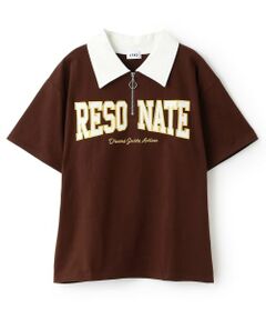 Lovetoxic / ラブトキシック Tシャツ | 【LTXC/綿100%】ハーフジップルーズ半袖T