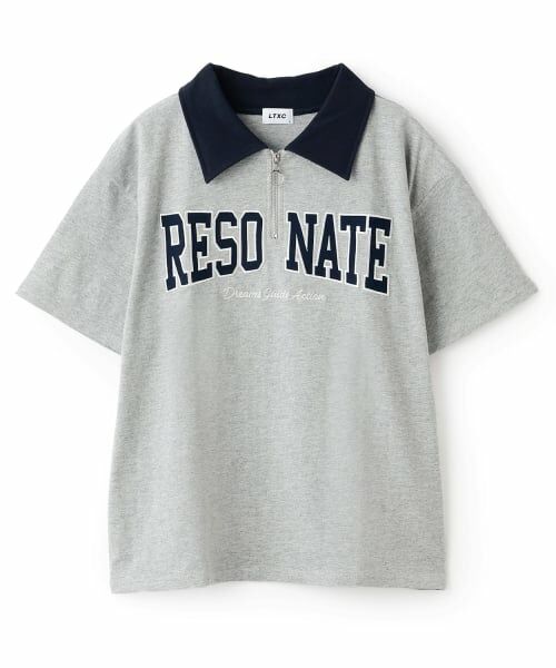 Lovetoxic / ラブトキシック Tシャツ | 【LTXC/綿100%】ハーフジップルーズ半袖T | 詳細12