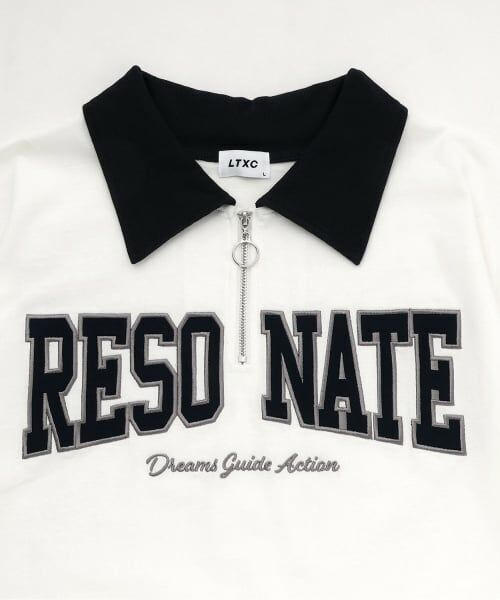 Lovetoxic / ラブトキシック Tシャツ | 【LTXC/綿100%】ハーフジップルーズ半袖T | 詳細2