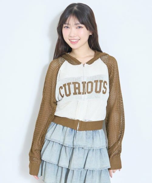 Lovetoxic / ラブトキシック パーカー | 【LTXC/洗える】メッシュニットジップパーカー | 詳細1