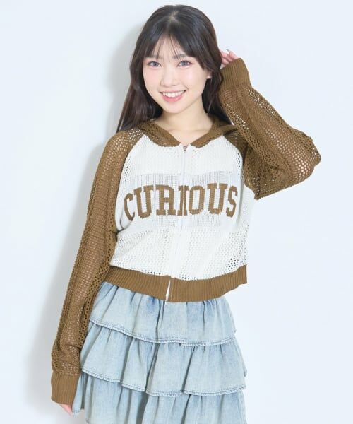 Lovetoxic / ラブトキシック パーカー | 【LTXC/洗える】メッシュニットジップパーカー | 詳細2