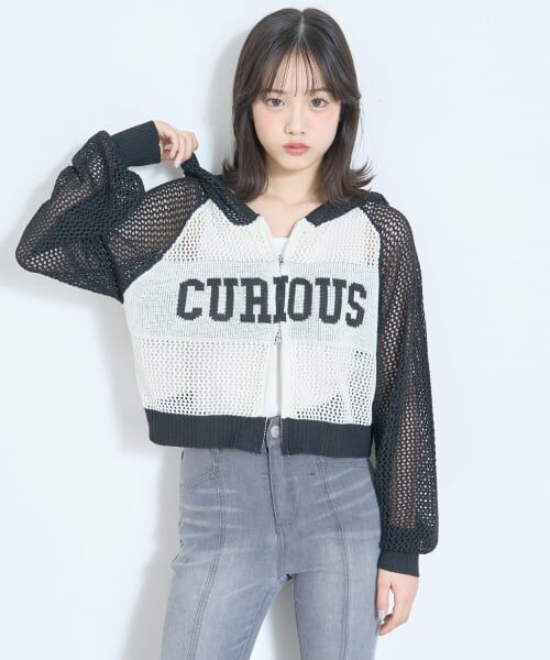 Lovetoxic / ラブトキシック パーカー | 【LTXC/洗える】メッシュニットジップパーカー | 詳細3