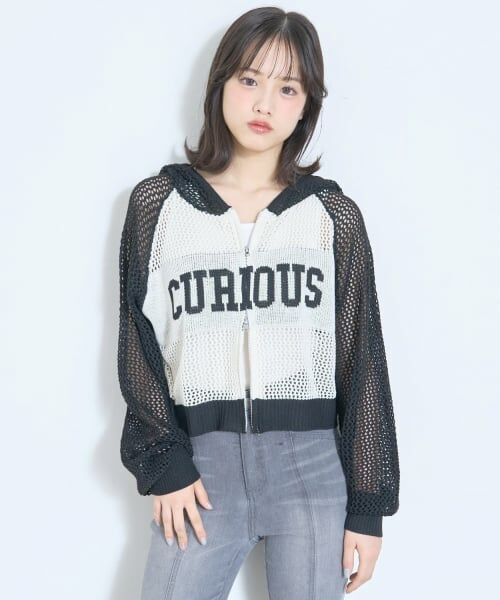 Lovetoxic / ラブトキシック パーカー | 【LTXC/洗える】メッシュニットジップパーカー | 詳細4