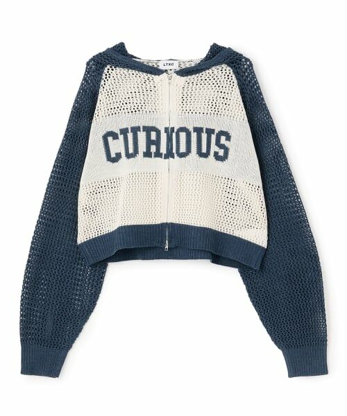 Lovetoxic / ラブトキシック パーカー | 【LTXC/洗える】メッシュニットジップパーカー(紺)