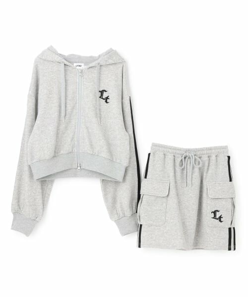 Lovetoxic / ラブトキシック パーカー | 【LTXC/裏シャギー】ジップパーカーセットアップ | 詳細12