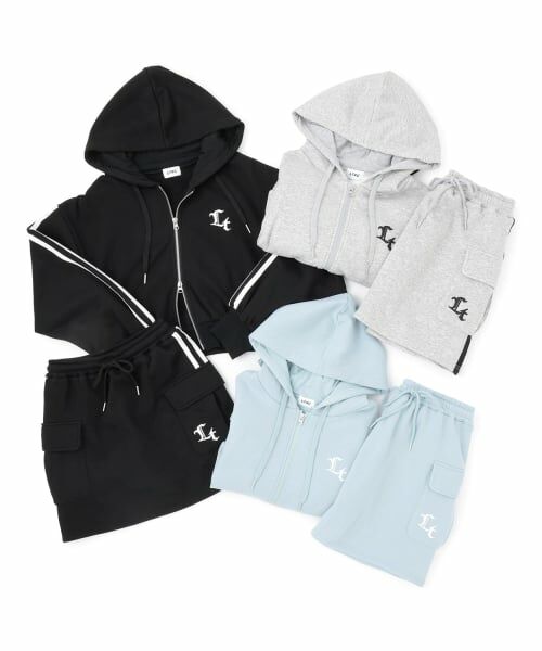 Lovetoxic / ラブトキシック パーカー | 【LTXC/裏シャギー】ジップパーカーセットアップ | 詳細7