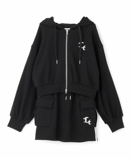 Lovetoxic / ラブトキシック パーカー | 【LTXC/裏シャギー】ジップパーカーセットアップ | 詳細9